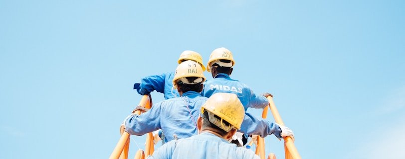 group of person on stairs