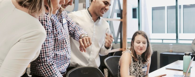 woman sitting at table