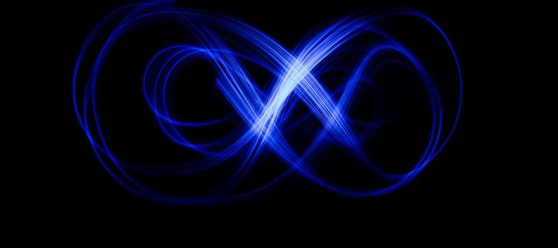 blue and white light illustration