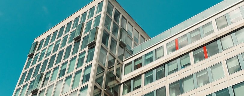 a very tall building with lots of windows